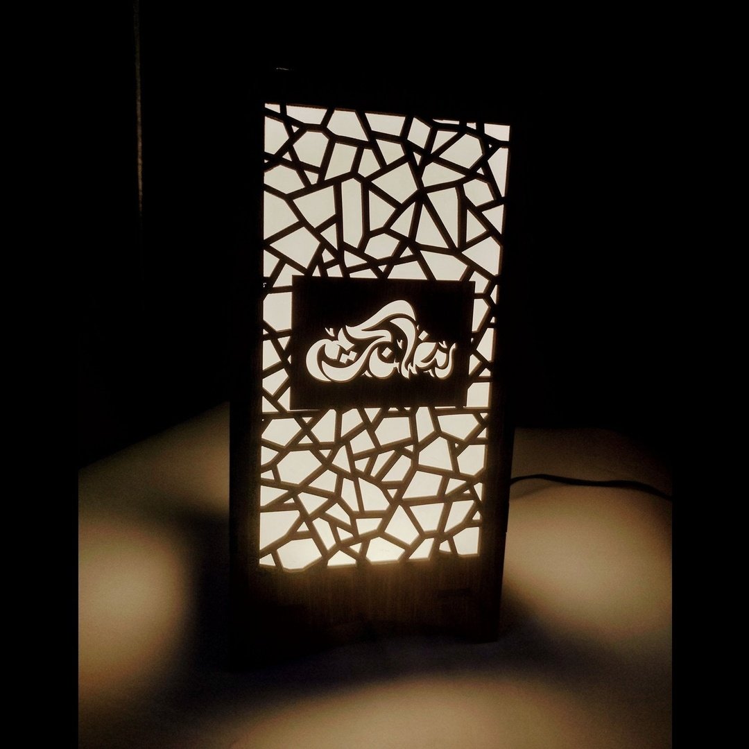 Special Wooden Lantern for Ramadan & Eid Decorations Blue Square Enterprises