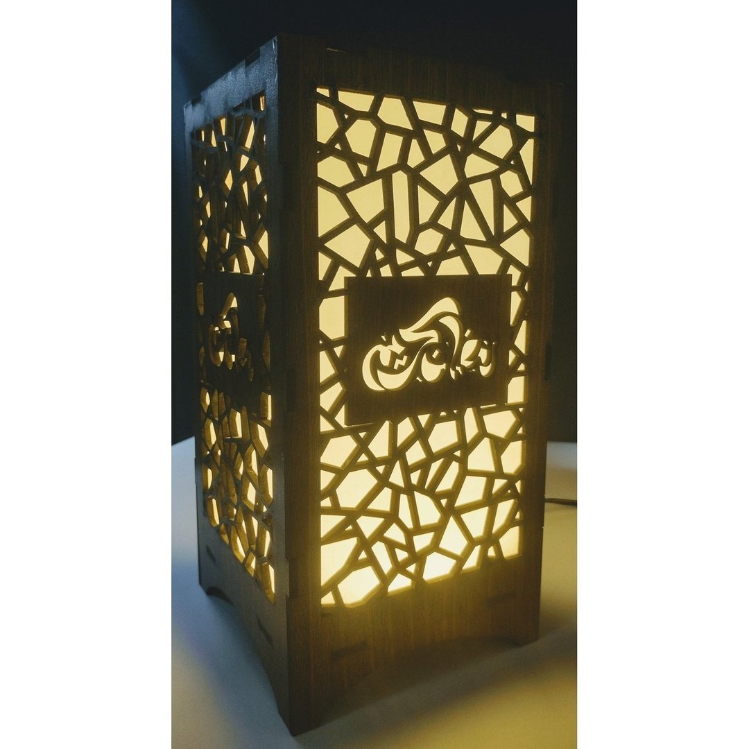 Special Wooden Lantern for Ramadan & Eid Decorations Blue Square Enterprises