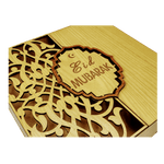 Laser Cut Eid Gift Box Blue Square Enterprises